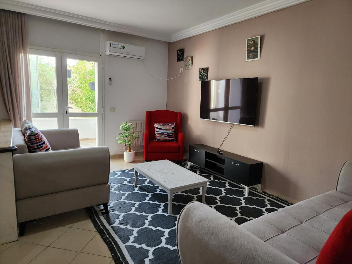 Duplex Bien Equipe Securise Avec Jardin Et Veranda La Marsa Exteriér fotografie